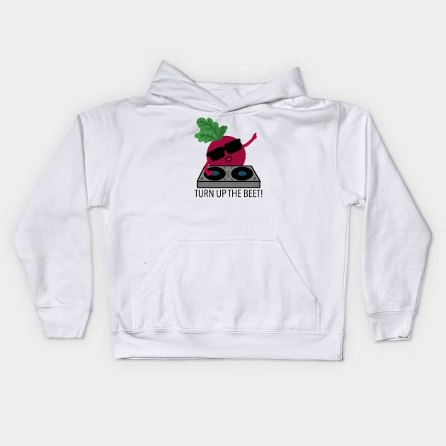 Turn Up the Beet Kids Hoodie by agible